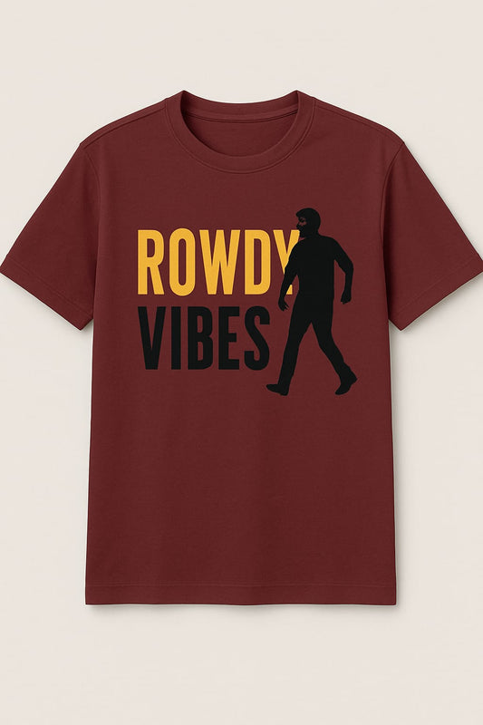 Rowdy Vibes Red Shirt